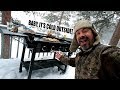 Blackstone Griddle Vs. Blizzard Conditions!