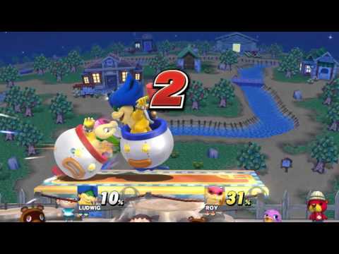 Super Smash Bros. for Wii U 2015 Singles Tournament (Round 9) [HIGHLIGHT REEL] Ludwig VS Roy (Koopa)