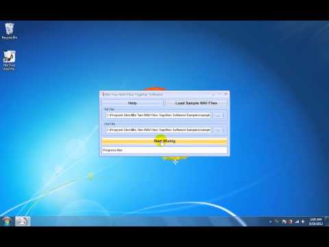 Mix Two WAV Files Together Software