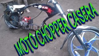 MOTO CHOPPER HECHA EN CASA