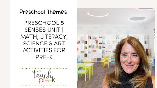 Preschool 5 Senses Unit | Math, Literacy, Science & Art Activities for Pre-K