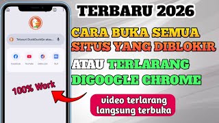 Cara membuka semua situs yang diblokir di google chrome 2026 - Cara bu