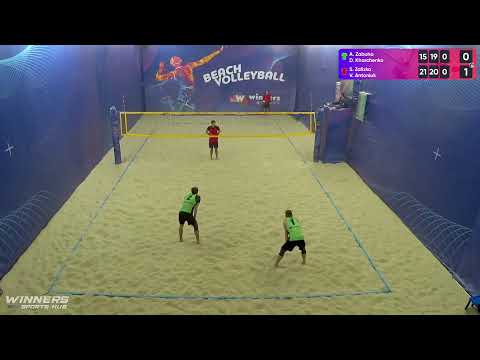 15:45 A. Zabuha / D. Kharchenko - S. Zalizko / V. Antoniuk 01.04.2023 | Winners Beach Volleyball