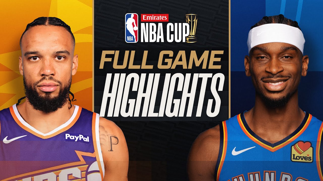 SUNS at THUNDER | EMIRATES NBA CUP 🏆 | FULL GAME HIGHLIGHTS | December 10, 2025