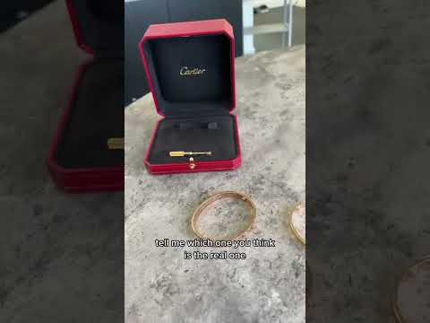 Fake vs Real Cartier Love Bracelet #luxury #fashion #cartier #bracelet #fake