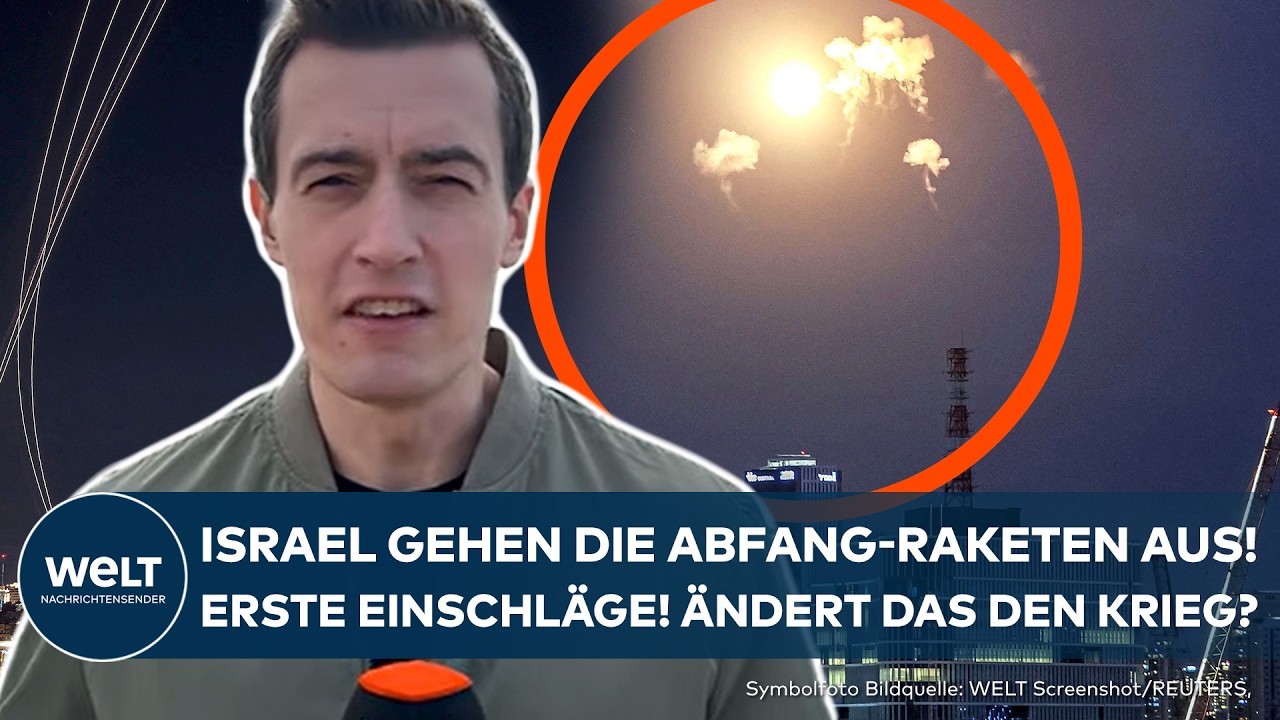 KRIEG IN NAH-OST: Israel gehen die Abfang-Raketen aus! Erste Einschläge! Jetzt braucht es die USA