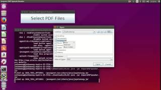 Read PDF Files Out Loud on Linux using Ampare PDF Speech Reader