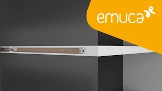 Sistema oculto para a montagem de prateleiras Monoghost