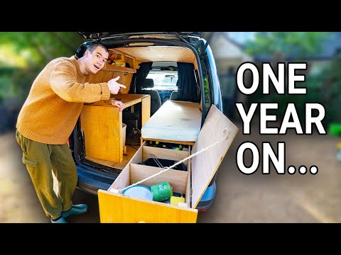 Midsummer Van Camping - One year after I converted my mini camper