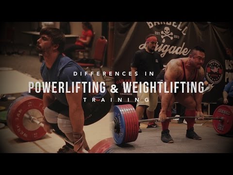 Differences in Powerlifting and Weightlifting Training | JTSstrength.com