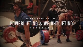 Differences in Powerlifting and Weightlifting Training | JTSstrength.com