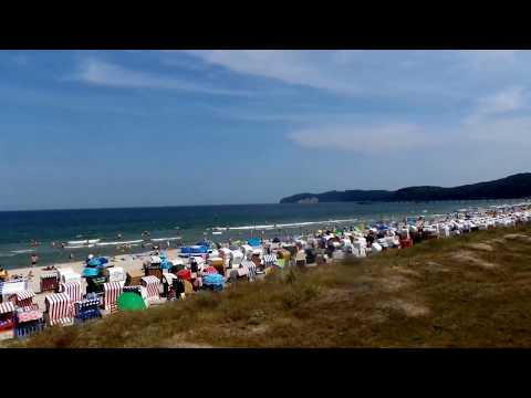 Sommer am Strand von Binz auf Rügen 2018