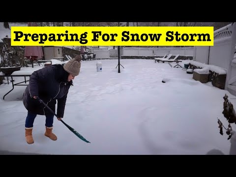 Scared , A Big SNOW STORM Is Coming😥| Preparation Vlog | Simple Living Wise tHINKING