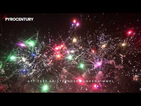 APF 2033 - Knisternder Funkenhimmel 126 Schuss Verbundfeuerwerk - Pyrocentury