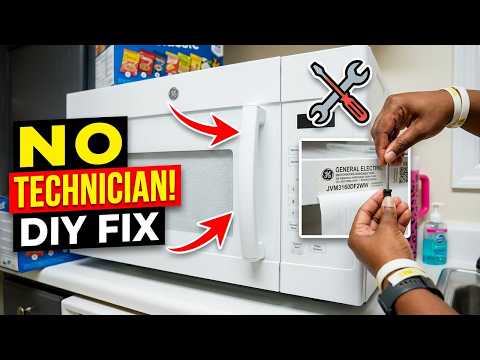 Replace Your GE Microwave Handle Without Calling a Technician (Model JVM3160DF2WW)