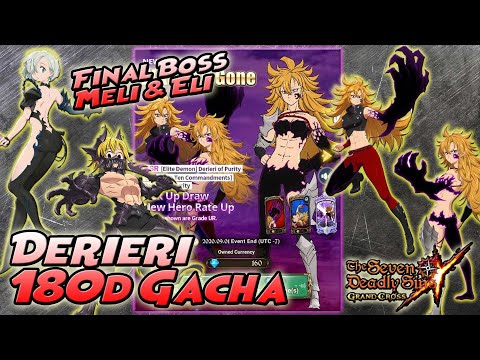 180d GACHA DERIERI + TEST Final Boss Meliodas & Elizabeth 🔥 - The Seven Deadly Sins: Grand Cross
