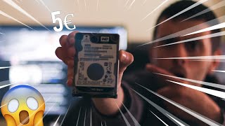 COMPREI um DISCO RÍGIDO de 500GB por APENAS 5€!! | Funciona?
