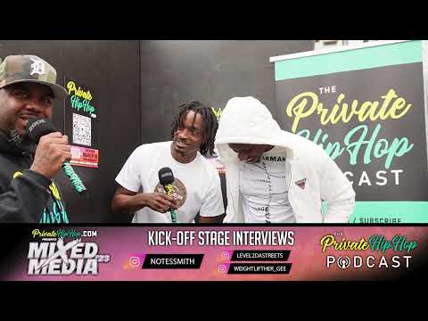 Weight Lifter G & Street Level Scoota talk w/ Notes Smith at Mixed Media 23 | Private HipHop Podcast