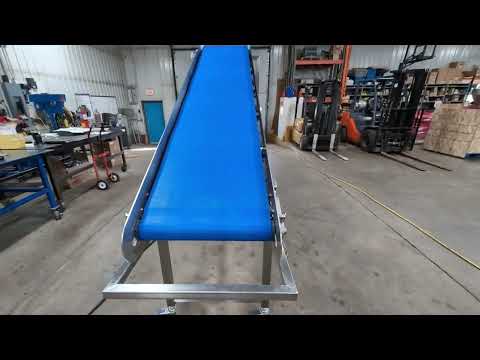 SS Incline Plastic Belt Conveyor