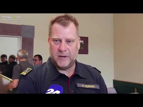 Sprejem gasilcev, ki so pomagali pri gašenju požara v industrijski coni