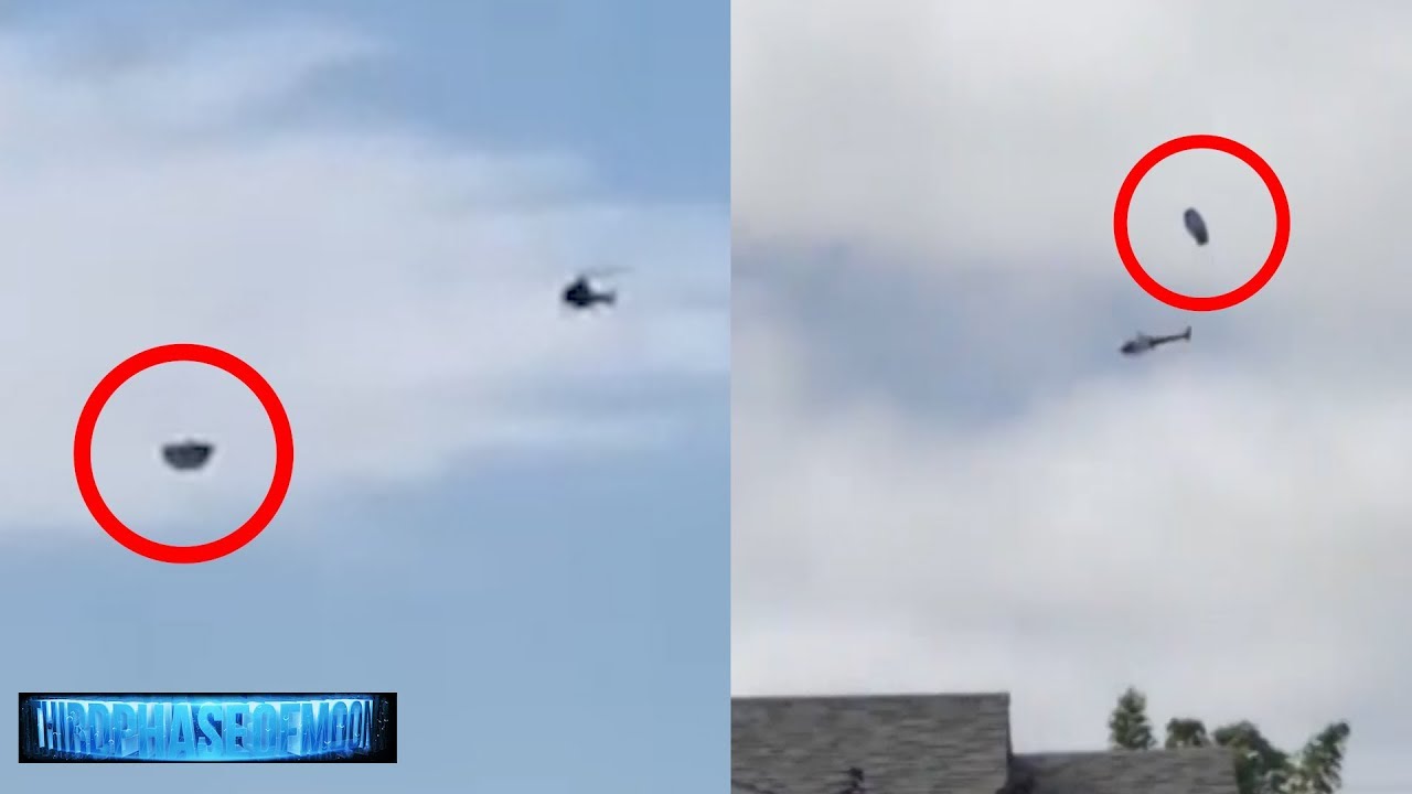 You Wont Believe It Just Happened Again! LAPD Helicopters Surround UFO! 2019