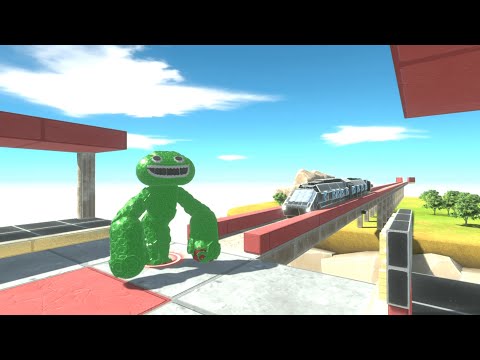 Reactive Train VS Garten of Banban - Animal Revolt Battle Simulator