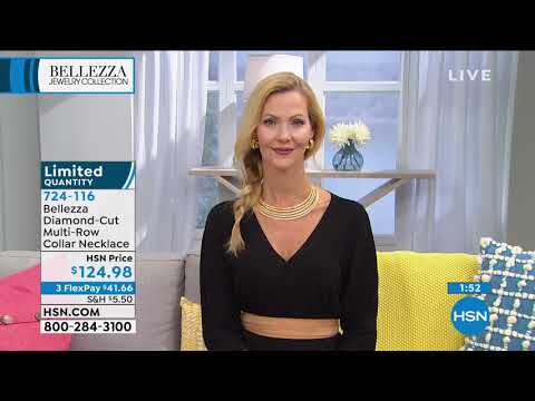 Bellezza – Mehrreihige Halskette im Diamantschliff in Bronze