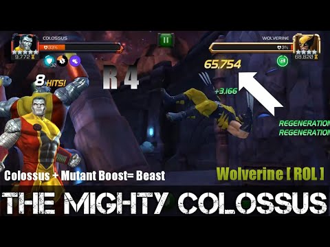Colossus Vs Realm of Legends Wolverine |beast mode] Marvel Contest of Champions