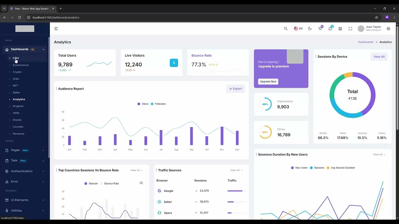 Installation Guide for Ynex – Blazor Web App Server Admin & Dashboard Template