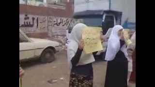 preview picture of video 'سلسلة بشرية صامتة لفتيات وسيدات المحلة الكبرى'