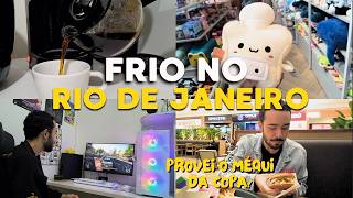 Minha rotina em dias frios e chuvosos no RJ ☕