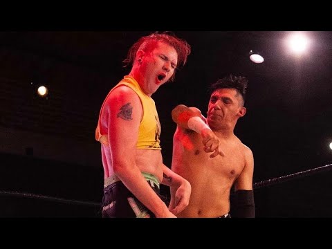 Jamie Senegal & Alex Ocean vs. B-Boy & Adrian Quest | Intergender Tag Wrestling | Bar Wrestling