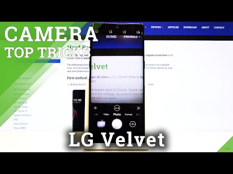 Camera Top Tricks on LG Velvet - Hidden Camera Options