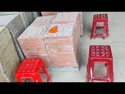 Xưởng ép gạch vỉa hè Phước Ngân Ba Tri