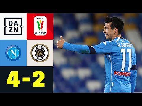 Insigne, Lozano und Co zaubern sich ins Halbfinale: Neapel - La Spezia 4:2 | Coppa Italia | DAZN