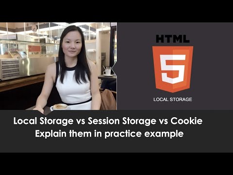 localstorage vs sessionstorage vs cookie - explained  with practice example | English