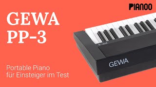 Video thumbnail for Gewa PP-3 - Portable Piano für Einsteiger im Test by PIANOO - Ratgeber für Digitalpiano und Klavier