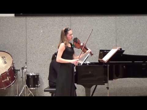 Renata Zima - L. v. Beethoven - Sonate für Klavier und Violine op.12 no.1 - 2  Satz