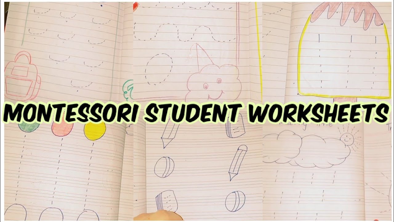 Montessori kid worksheet | English urdu Activities for toddlers | nursery kids copy