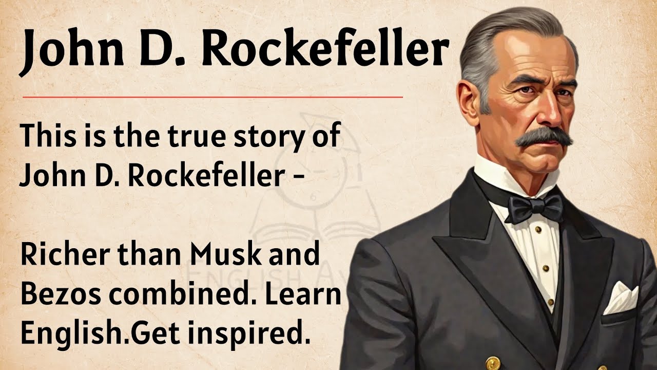 The Untold Story of John D. Rockefeller || Learn English Through Story Level 3 🔥 || Graded Reader ✅️