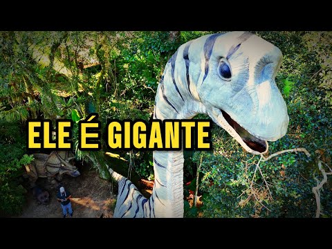 PARQUE DOS DINOSSAUROS em Quatro Barras: O que o drone filmou! (Imagens 4K)