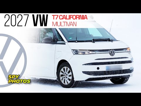 2027 Volkswagen T7 California Van // SPY PHOTOS