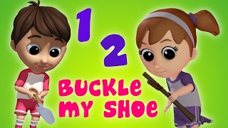 Luke & Lily - One Two Buckle My Shoe | Nursery Rhymes | Song  For Kids and Babies