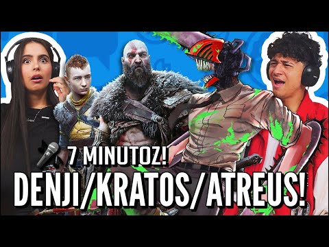 REAGIMOS AO 7 MINUTOZ COM O NEKO! - DENJI (Chainsaw Man) E KRATOS E ATREUS (God of War)
