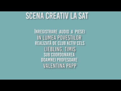 Scena Creativ la Sat - Liebling, Timis