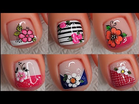 UÑAS HERMOSAS | DISEÑOS DE UÑAS  PARA PIES 🦶🏼😍💅