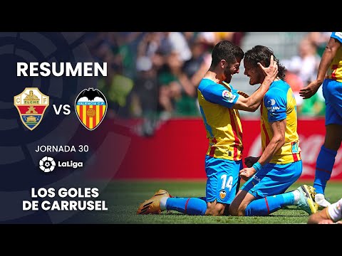 ¡El Valencia le gana una final al Elche! Resumen de goles del Elche 0 - 2 Valencia