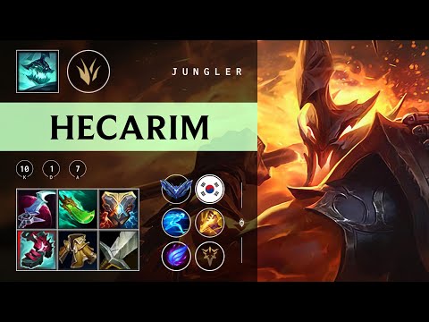 Hecarim Jungle vs Lillia - KR Diamond Patch 25.24