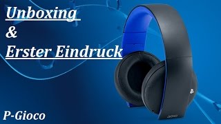 PlayStation 4 Wireless Stereo Headset 2.0 Unboxing&Erster Eindruck [Deutsch] #Ps4 #Headset