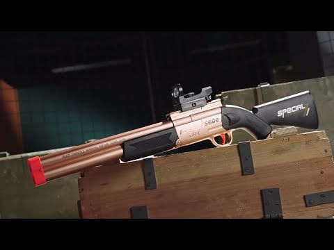 S686 Double Barrel Soft Bullet Shotgun Toy Gun 2024
